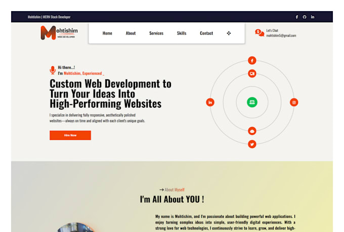 create a professional restaurant or food website with online ordering